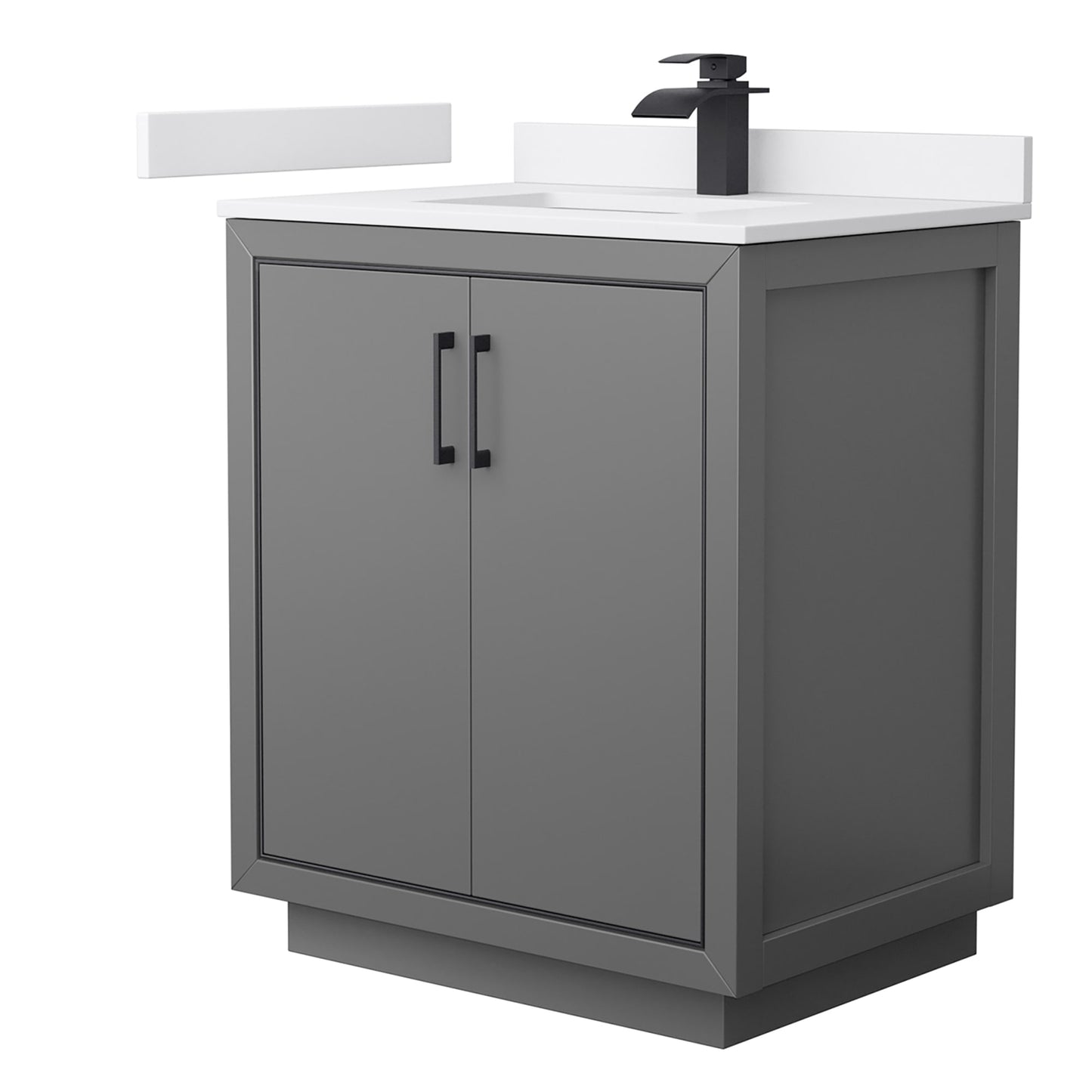 Icon Bathroom Vanity with Countertop 30 inch Single Sink Single hole Faucet Setup