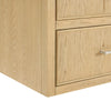 Custom image for Scandinavian Oak with Brushed Nickel Trim / Giotto Quartz / No Mirror