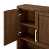 Custom image for Dark Oak with Brushed Gold Trim