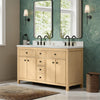Custom image for Scandinavian Oak with Matte Black Trim / Giotto Quartz / No Mirror