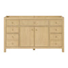 Custom image for Scandinavian Oak with Satin Bronze Trim / No Mirror