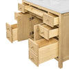 Custom image for Scandinavian Oak with Satin Bronze Trim / No Mirror