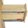 Custom image for Rift Oak with Brushed Nickel Trim / Giotto Quartz / No Mirror