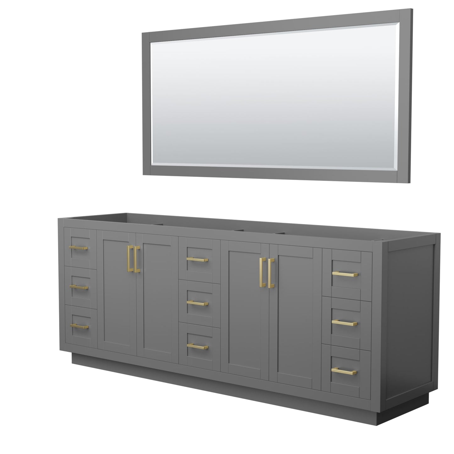Miranda Bathroom Vanity Cabinet 84 inch Double Sink