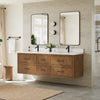Custom image for Toasted Walnut with Matte Black Trim / Giotto Quartz / No Mirror