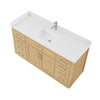 Custom image for Rift Oak with Brushed Nickel Trim / Giotto Quartz / No Mirror
