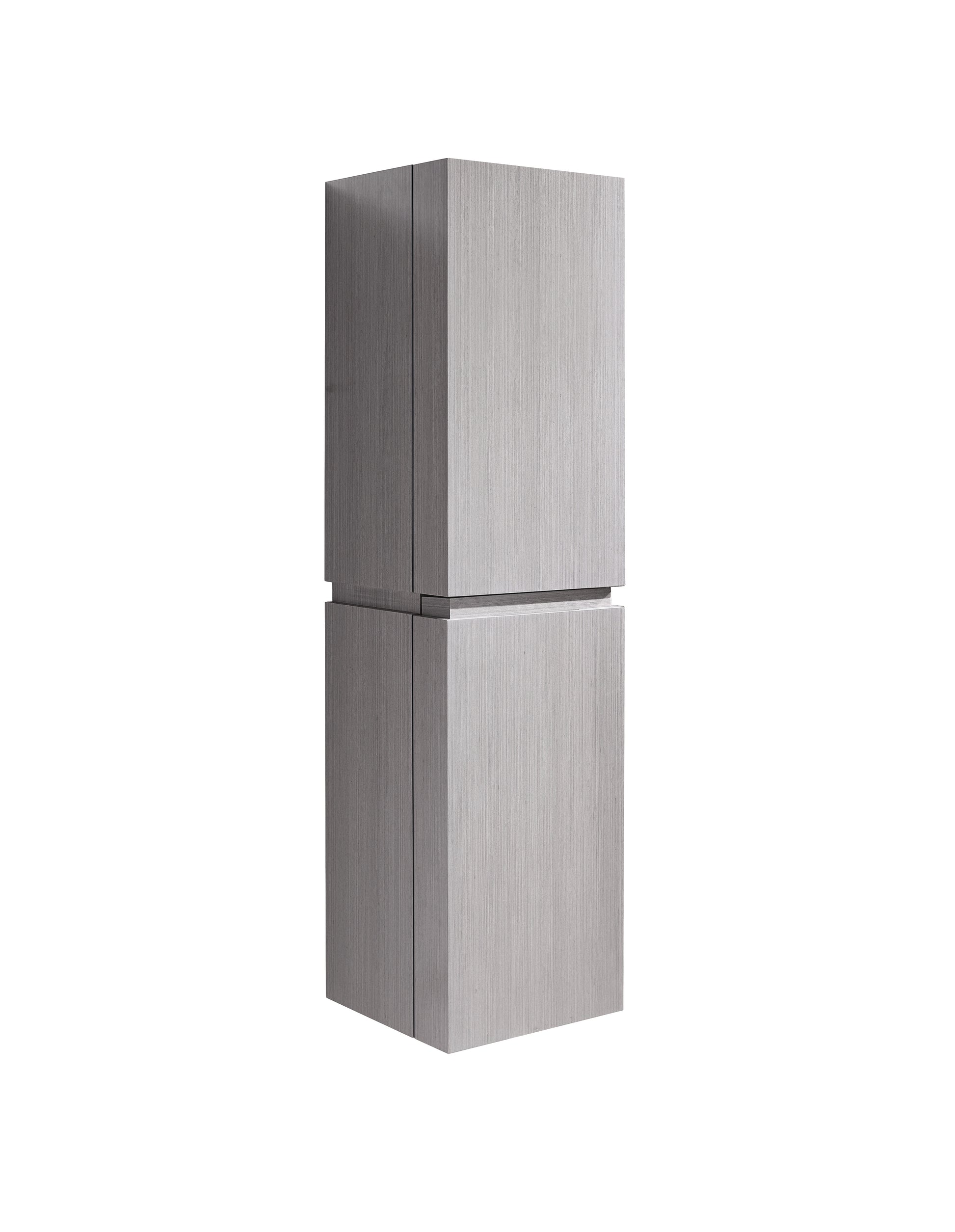 Urban 16"W x 15"D x 60"H Wall Hung Linen Cabinet L Hinged