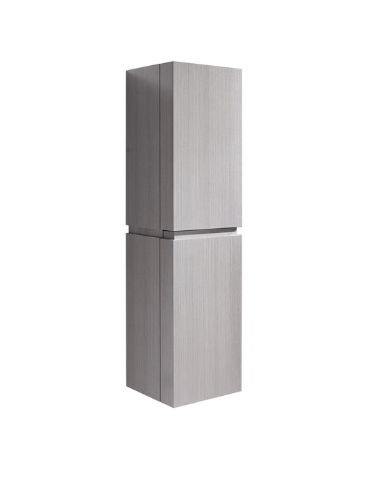 Urban 16"W x 15"D x 60"H Wall Hung Linen Cabinet L Hinged