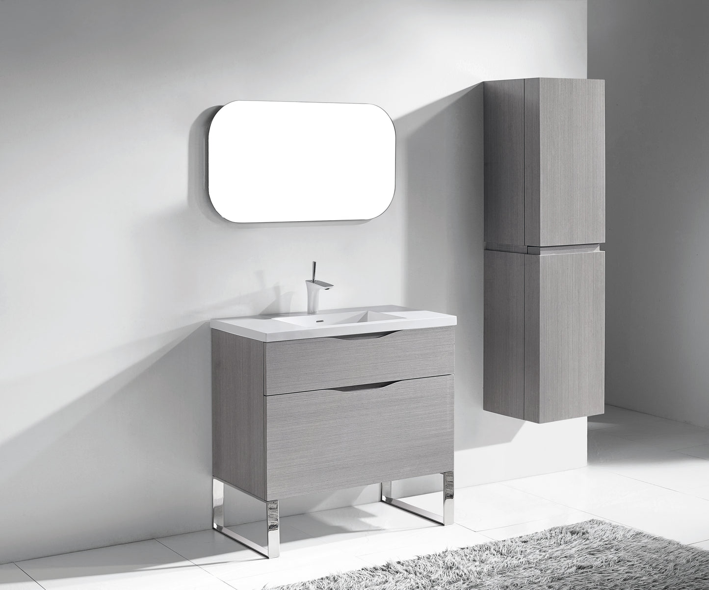 Milano 36" Free Standing Vanity Cabinet