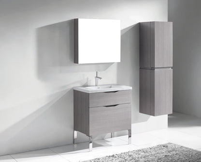 Milano 30" Free Standing Vanity Cabinet