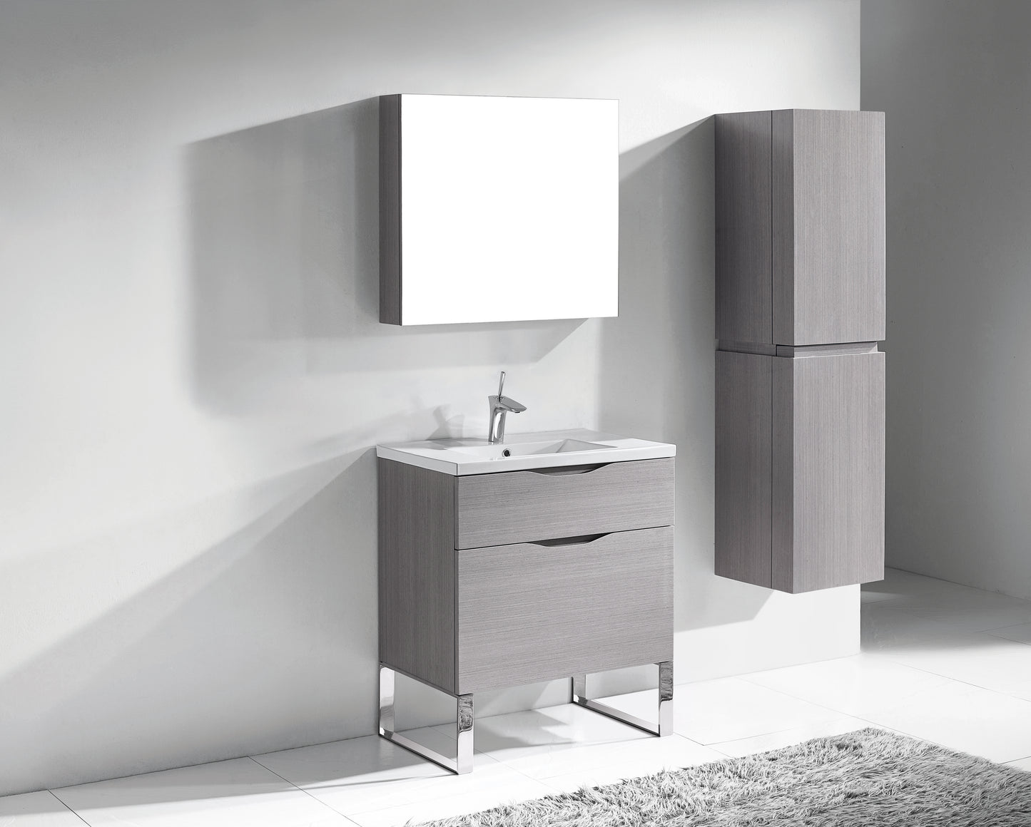 Milano 30" Free Standing Vanity Cabinet