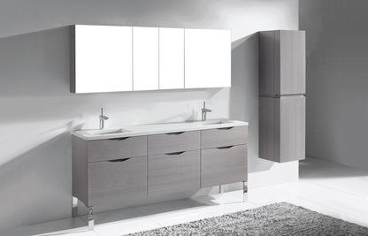 Milano 72" Free Standing Vanity Cabinet
