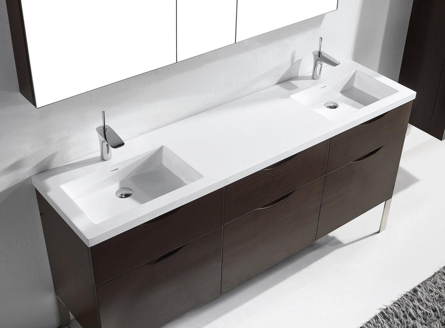 Milano 72" Free Standing Vanity Cabinet