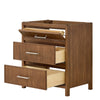 Custom image for Toasted Walnut with Brushed Nickel Trim / No Mirror