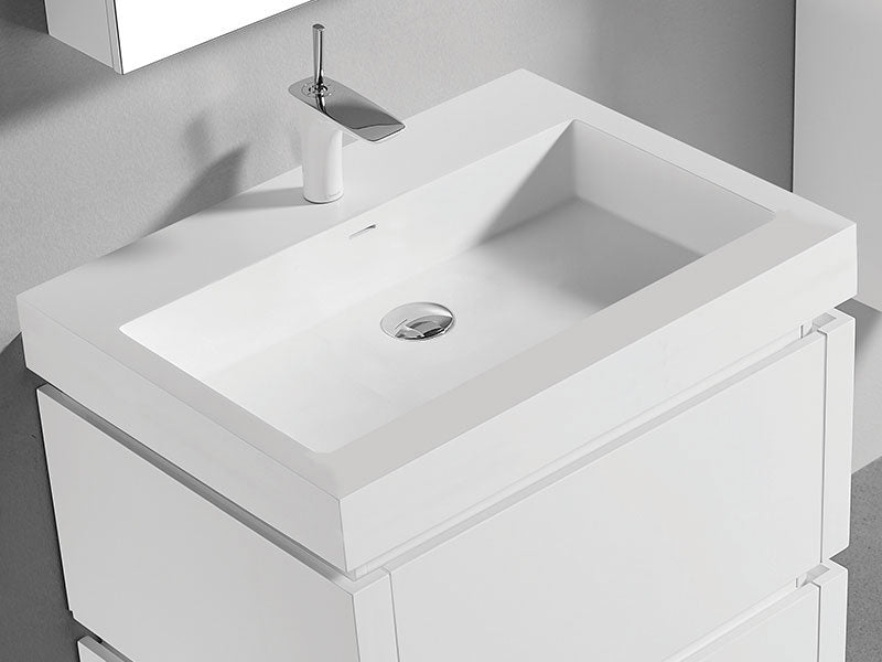 X-Stone Trough Sink, 24" x 22" x 4-1/2"