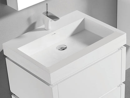 X-Stone Trough Sink, 24" x 22" x 4-1/2"