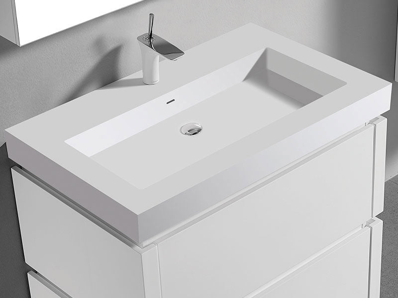 X-Stone Trough Sink, 36" x 22" x 4-1/2"