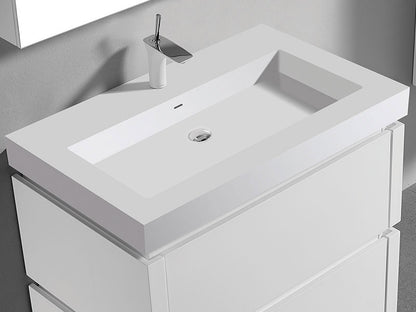 X-Stone Trough Sink, 36" x 22" x 4-1/2"