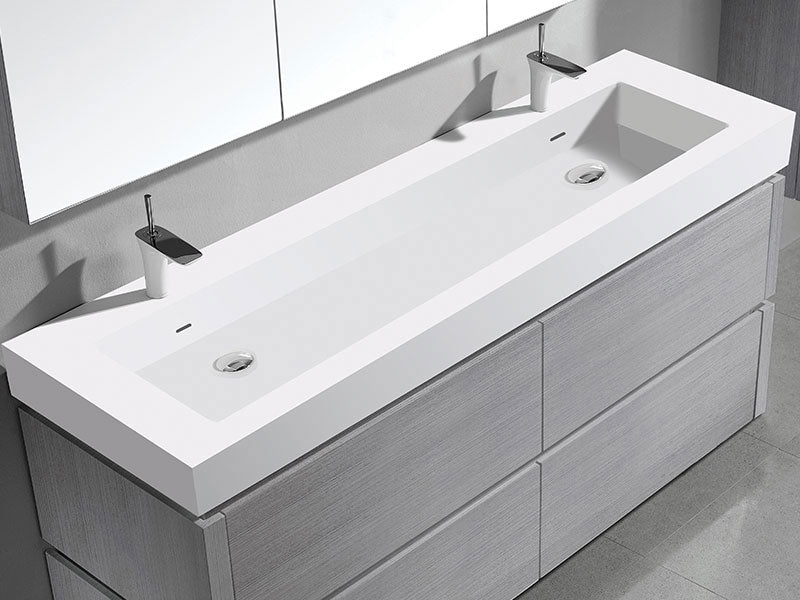 X-Stone Trough Sink, 72" x 22" x 4-1/2"