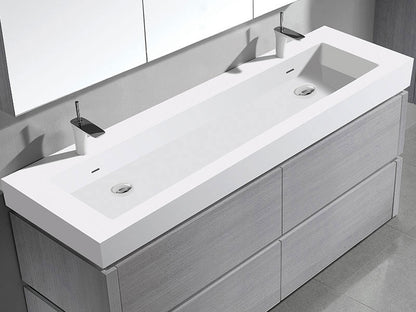 X-Stone Trough Sink, 72" x 22" x 4-1/2"