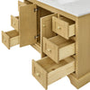 Custom image for Honey Oak with Matte Black Trim / No Mirror
