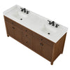 Custom image for Dark Walnut with Matte Black Trim / Carrara Cultured Marble / No Mirror