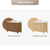 Custom image for Toasted Walnut with Brushed Nickel Trim / No Mirror