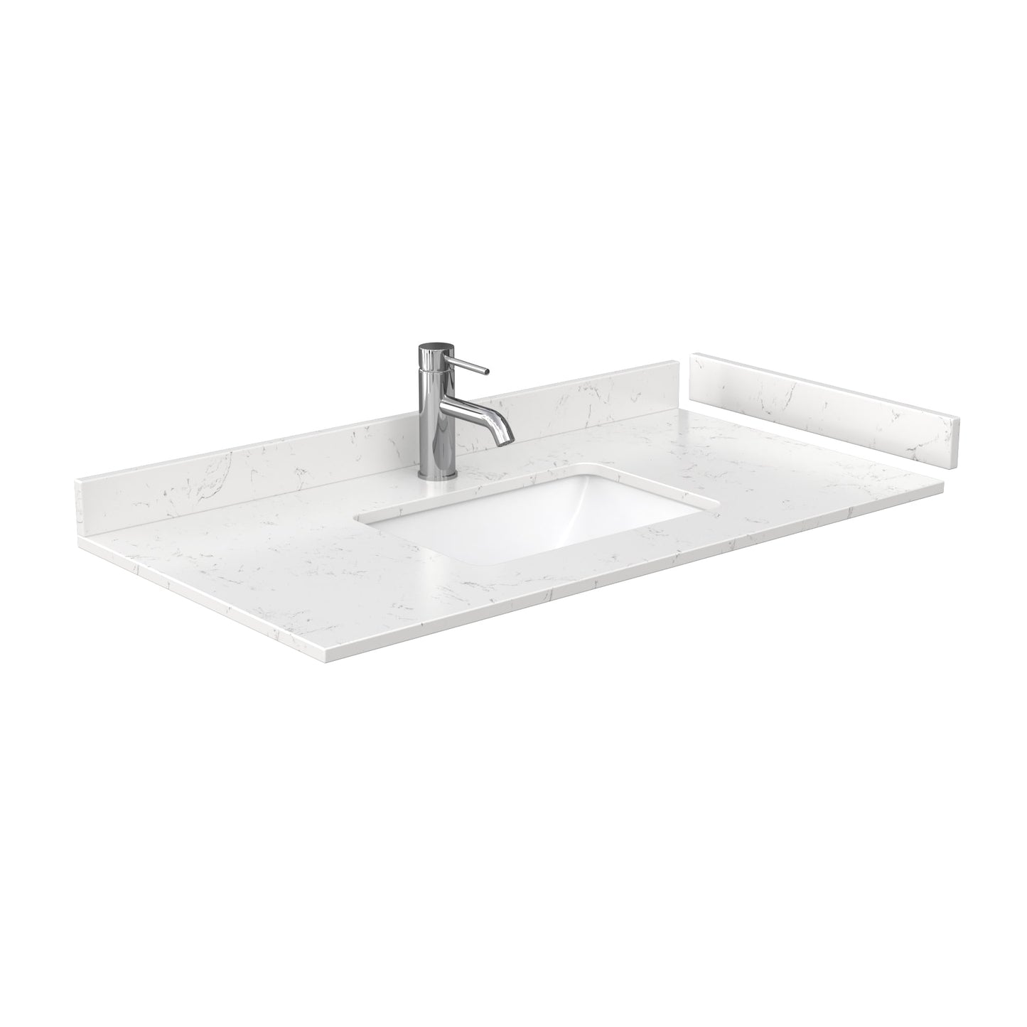 Countertop with Undermount Sink 42 inch Single hole