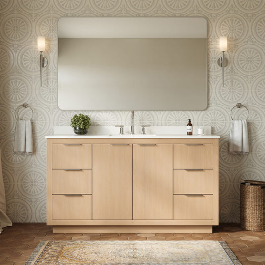 Maroni Bathroom Vanity Cabinet 60 inch Single Sink
