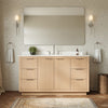 Custom image for Light Straw with Brushed Nickel Trim / No Mirror
