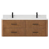 Custom image for Toasted Walnut with Matte Black Trim / Giotto Quartz / No Mirror
