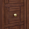 Custom image for Dark Walnut with Brushed Gold Trim / No Mirror