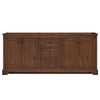 Custom image for Dark Walnut with Matte Black Trim / No Mirror