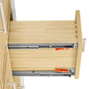 Custom image for Scandinavian Oak with Brushed Nickel Trim / Giotto Quartz / No Mirror