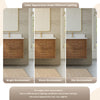 Custom image for Toasted Walnut with Brushed Nickel Trim / Giotto Quartz / No Mirror