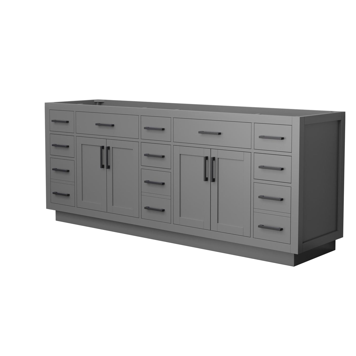 Beckett TK Bathroom Vanity Cabinet 84 inch Double Sink