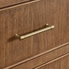 Custom image for Toasted Walnut with Satin Bronze Trim / White Quartz / No Mirror