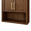 Custom image for Dark Oak with Brushed Gold Trim