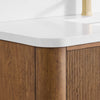 Custom image for Toasted Walnut with Satin Bronze Trim / Giotto Quartz / No Mirror