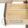 Custom image for Toasted Walnut with Brushed Nickel Trim / No Mirror