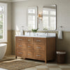 Custom image for Toasted Walnut with Brushed Nickel Trim / Giotto Quartz / No Mirror