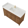 Custom image for Toasted Walnut with Satin Bronze Trim / Giotto Quartz / No Mirror