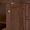 Custom image for Dark Walnut with Polished Chrome Trim / No Mirror