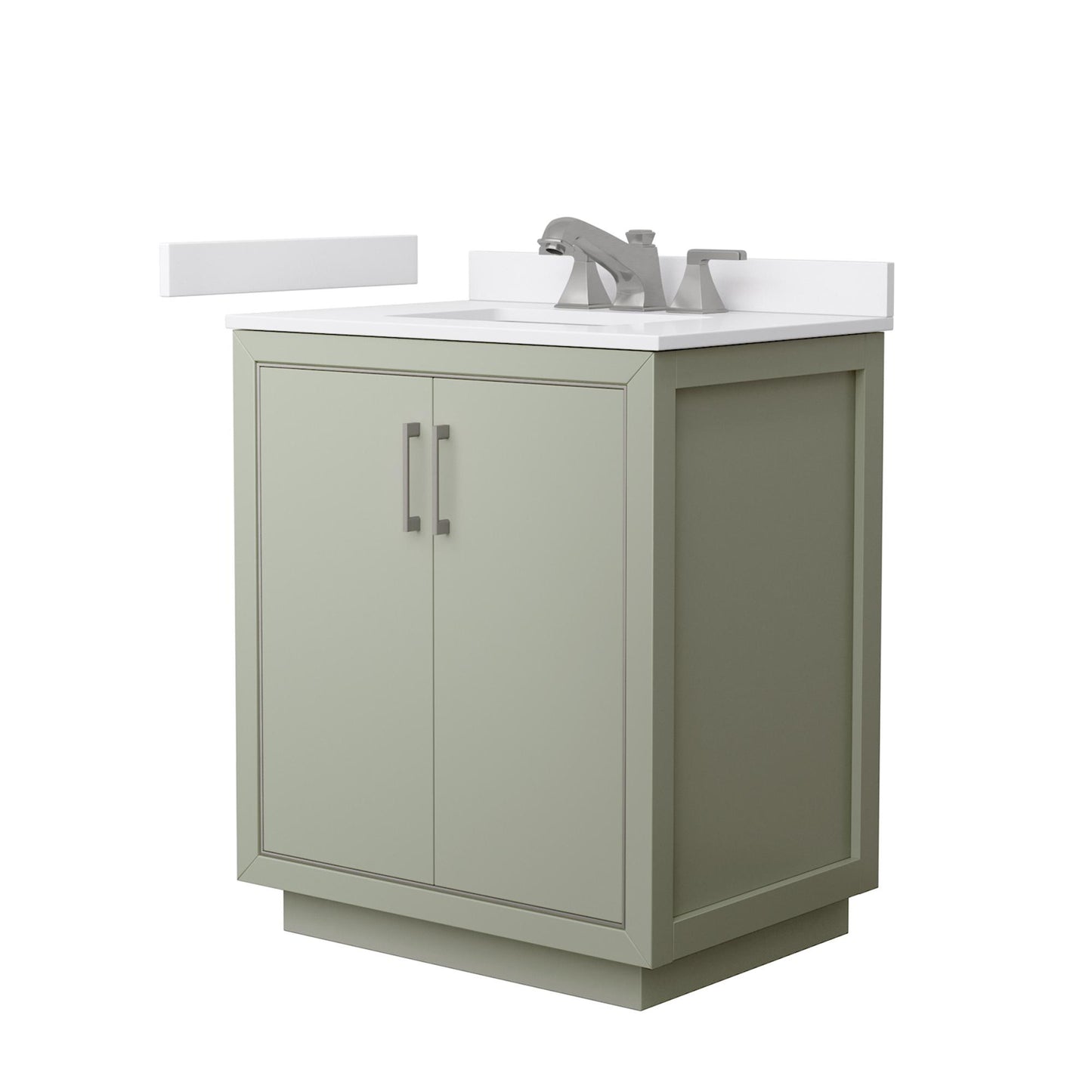 Icon Bathroom Vanity with Countertop 30 inch Single Sink 3-hole Faucet Setup