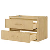 Custom image for Scandinavian Oak with Satin Bronze Trim / No Mirror