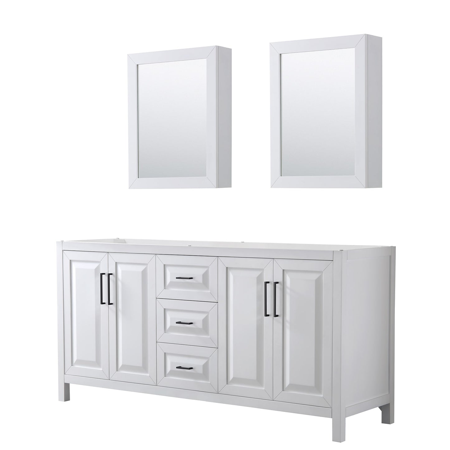 Daria Bathroom Vanity Cabinet 72 inch Double Sink