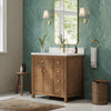 Custom image for Toasted Walnut with Satin Bronze Trim / Giotto Quartz / No Mirror
