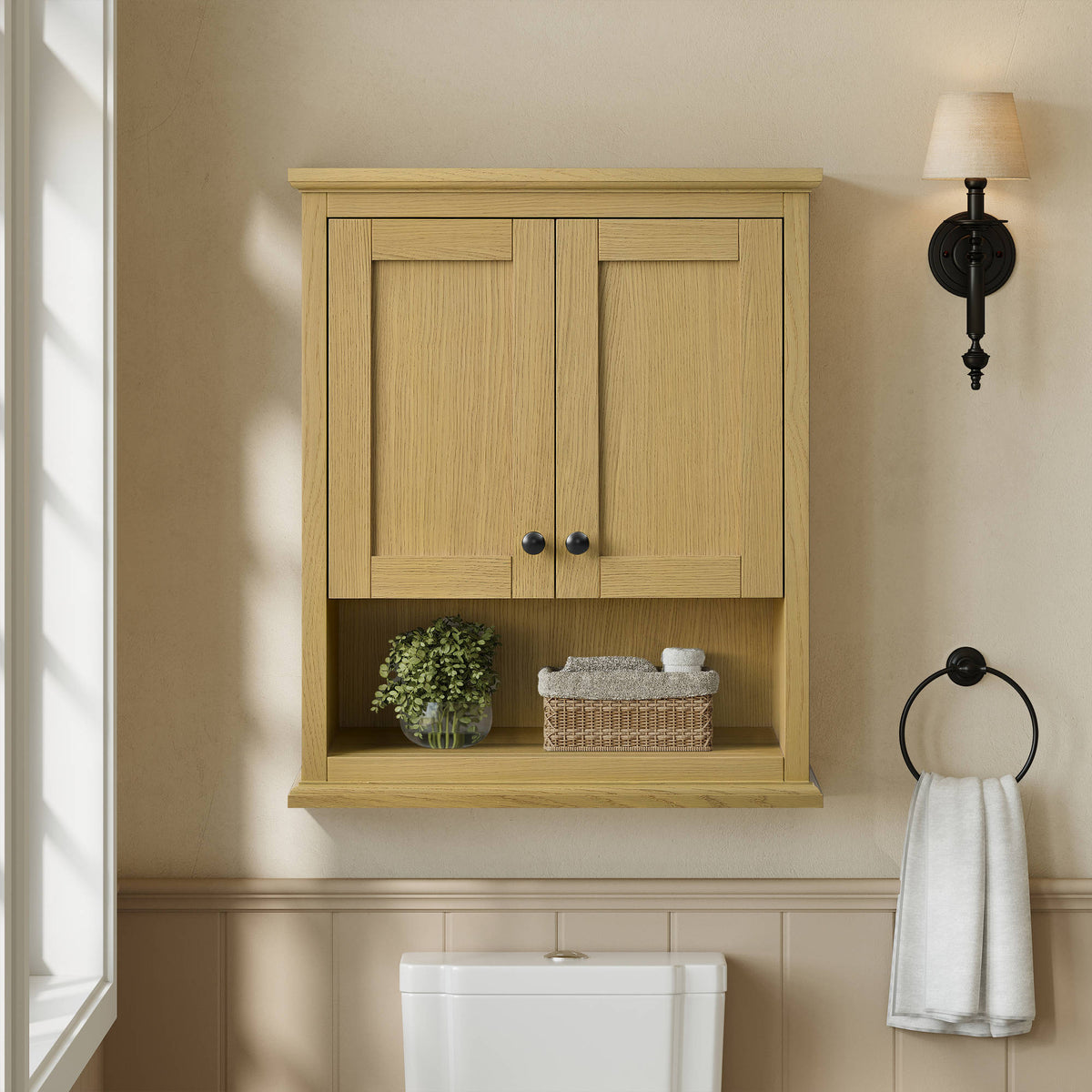 Avery Over the Toilet Storage Wall Cabinet