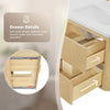 Custom image for Scandinavian Oak with Matte Black Trim / No Mirror