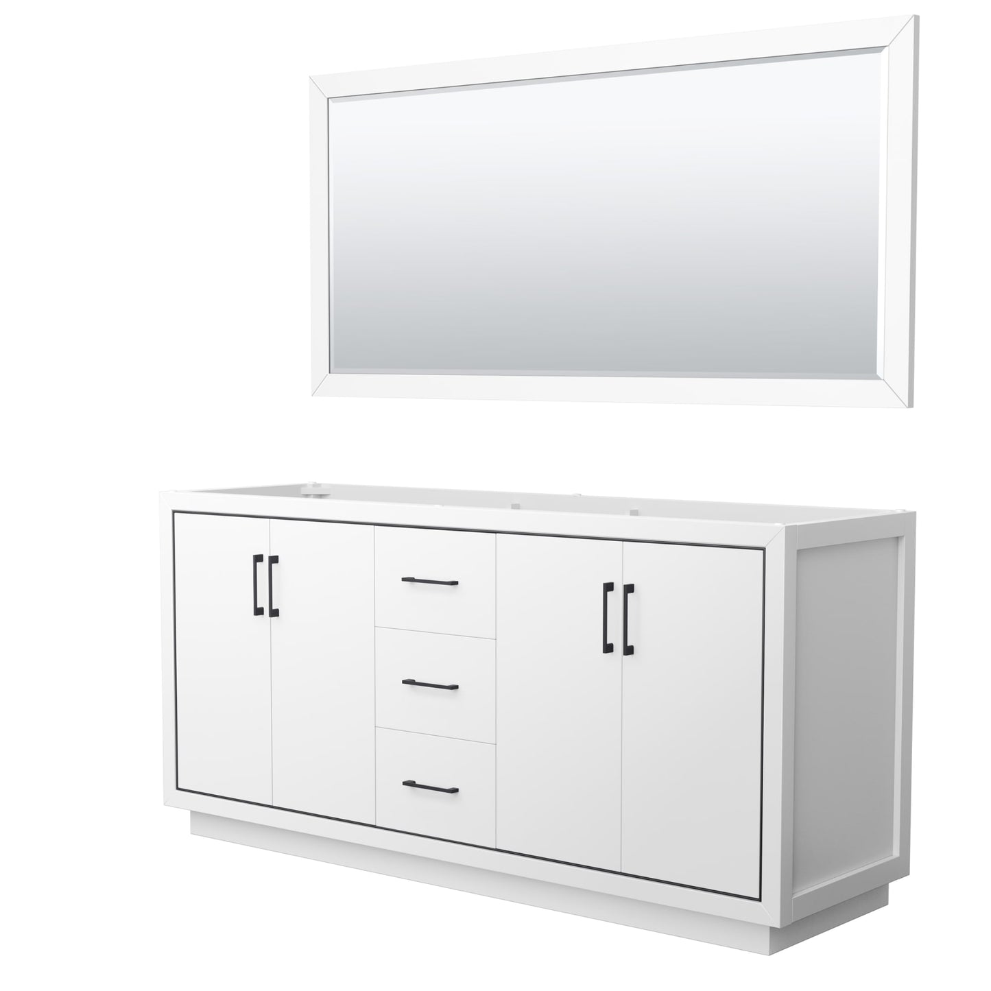 Icon Bathroom Vanity Cabinet 72 inch Double Sink